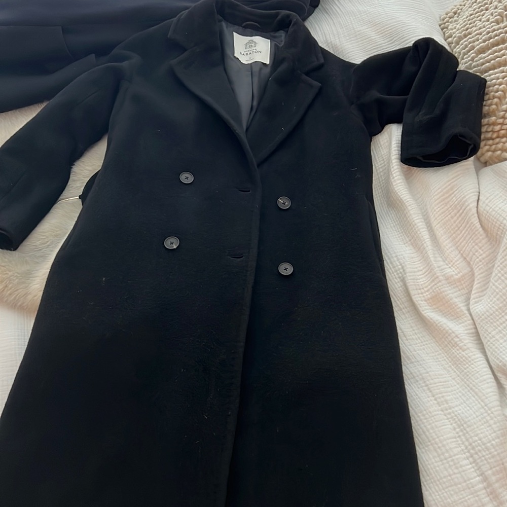 Babaton slouch coat from aritzia.